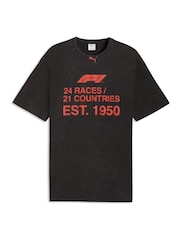 Puma Black F1 Race Relaxed T-Shirt - Image 4 of 5