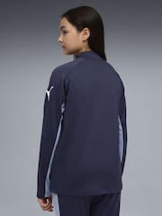 Puma Blue Individualliga Quarter-Zip T-Shirt - Image 2 of 6