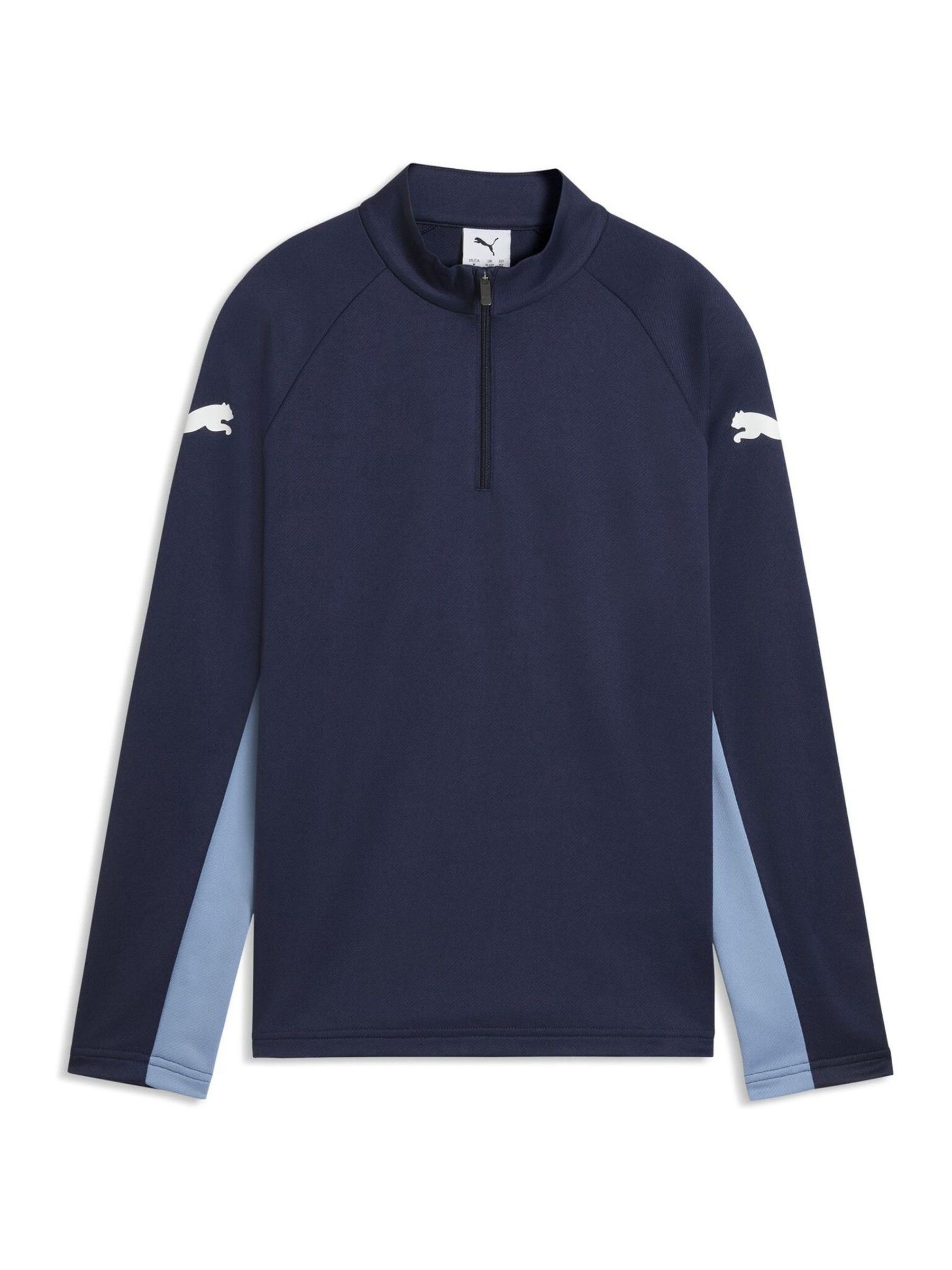 Buy Puma Blue Individualliga Quarter-Zip T-Shirt from Next USA