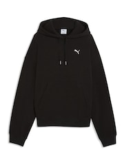 Puma Black Wardrobe Essentials Oversized Hoodie - Image 4 of 5