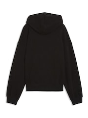 Puma Black Wardrobe Essentials Oversized Hoodie - Image 5 of 5