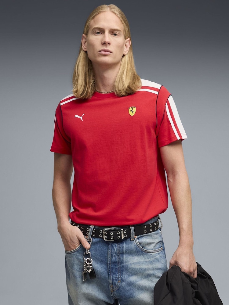 Puma Red Scuderia Ferrari MT7 T-Shirt - Image 1 of 5