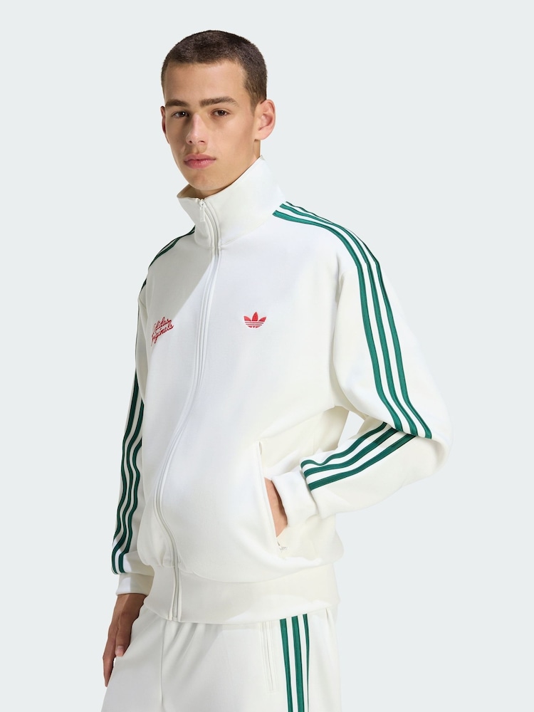 adidas Originals White Firebird Roses Track Top - Image 1 of 5 adidas Originals White Firebird Roses Track Top - Image 1 of 5