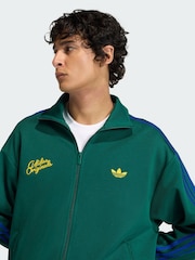 adidas Originals Green Firebird Roses Track Top - Image 3 of 5