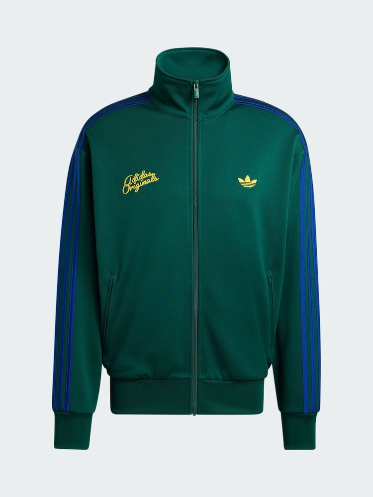 adidas Originals Green Firebird Roses Track Top - Image 5 of 5 adidas Originals Green Firebird Roses Track Top - Image 5 of 5