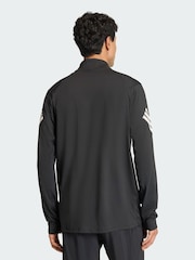 adidas Black adi365 Iconic 1/2 Zip Sweatshirt - Image 2 of 5