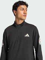 adidas Black adi365 Iconic 1/2 Zip Sweatshirt - Image 3 of 5