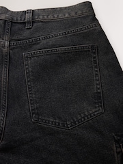 Czarny - Cargo Jeans - Obraz 11 z 12