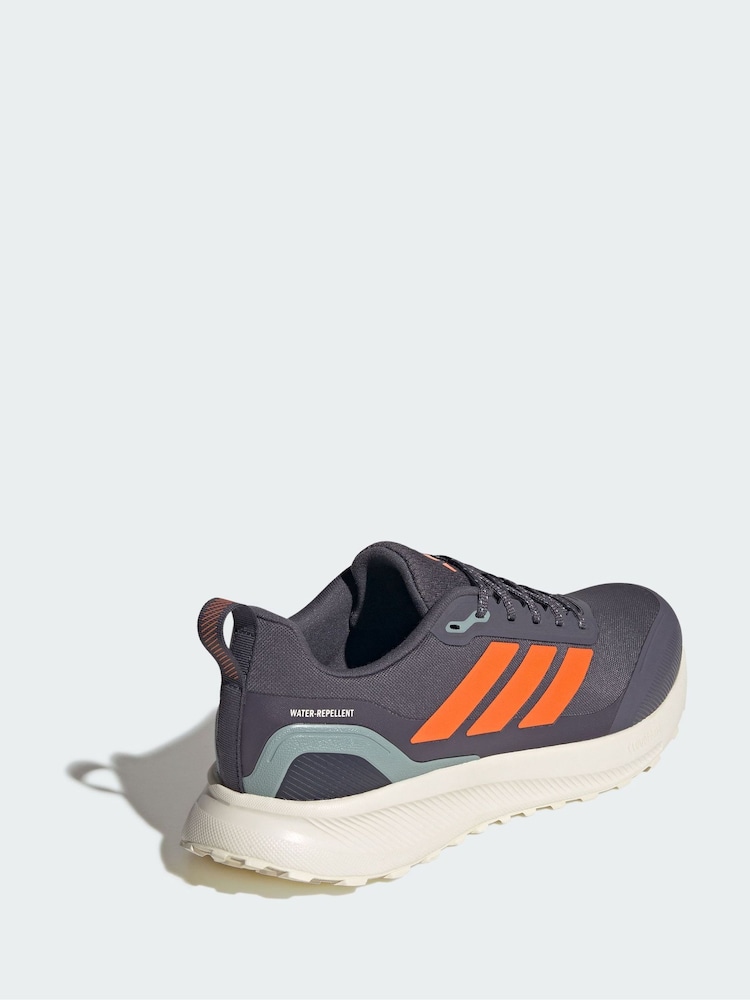 adidas Grey Runfalcon 5 TR Running Shoes - Image 2 of 4