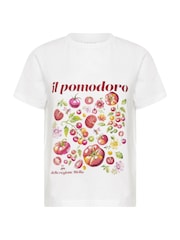 PixieGirl Petite White Tomato Graphic T-Shirt - Image 2 of 2