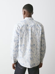 White/Blue Hamish - Printed Christmas Shirt - Bild 4 von 10