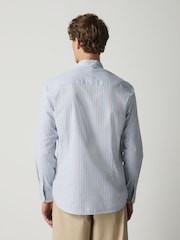 Ecru Stretch Oxford Short Sleeve Shirt - Image 3 of 8