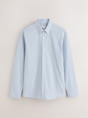 Ecru Stretch Oxford Short Sleeve Shirt - Image 6 of 8