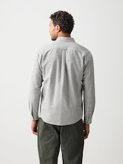 Grey Chambray Twin Pocket Long Sleeve Shirt - Image 3 of 9