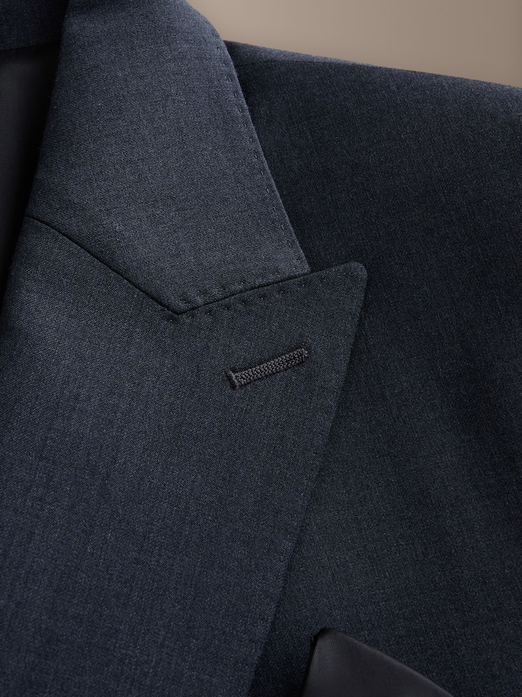 Ածխագույն մոխրագույն - Signature 100% Wool Double Breasted Tailored Fit Suit Jacket - Պատկեր 11 11-ից Ածխագույն մոխրագույն - Signature 100% Wool Double Breasted Tailored Fit Suit Jacket - Պատկեր 11 11-ից