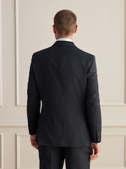 V barvi oglja - Signature 100% Wool Double Breasted Tailored Fit Suit Jacket - Slika 3 iz 4