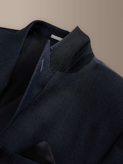 Ածխագույն մոխրագույն - Signature 100% Wool Double Breasted Tailored Fit Suit Jacket - Պատկեր 8 11-ից