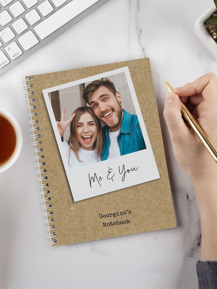 Personalised Photo Upload Polaroid Notebook by PMC - Image 2 of 4