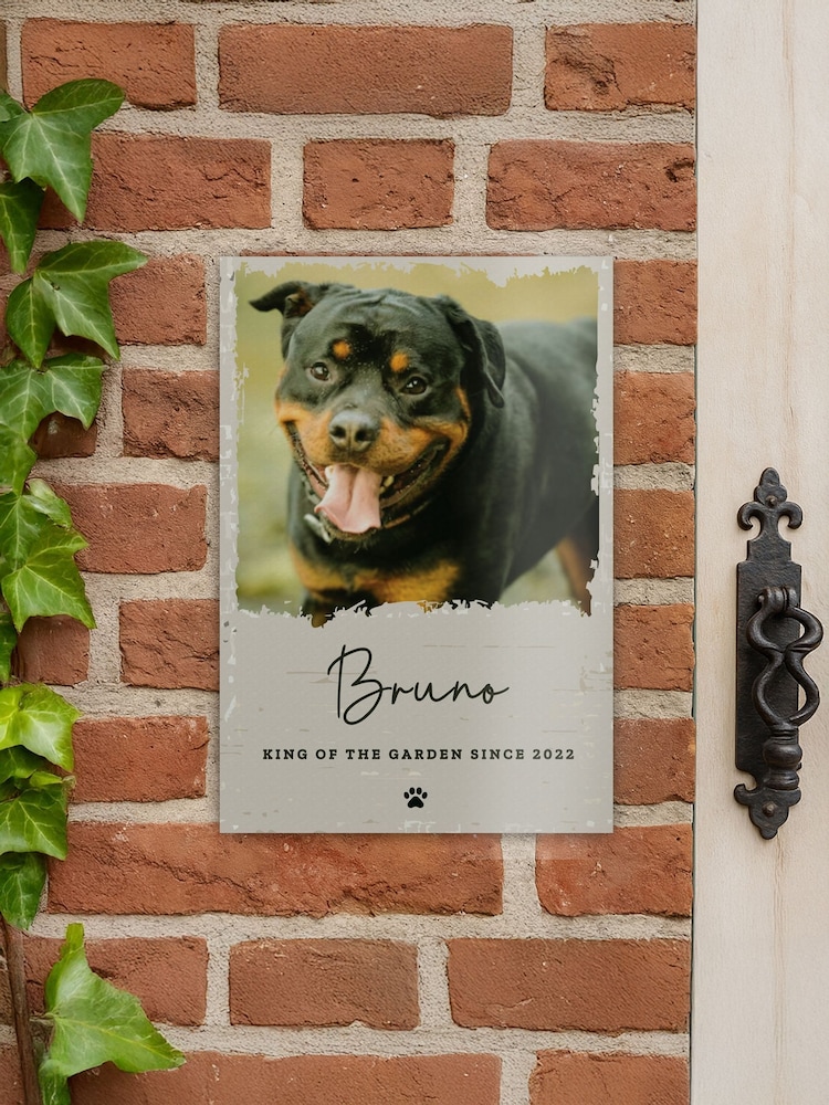 Personalised Photo Upload Pet Garden Sign by PMC - Image 2 of 3 Personalised Photo Upload Pet Garden Sign by PMC - Image 2 of 3