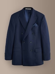 Նավատորմ - Signature 100% Wool Double Breasted Tailored Fit Suit Jacket - Պատկեր 5 11-ից