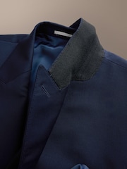 Նավատորմ - Signature 100% Wool Double Breasted Tailored Fit Suit Jacket - Պատկեր 7 11-ից