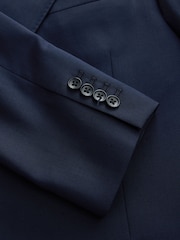 Նավատորմ - Signature 100% Wool Double Breasted Tailored Fit Suit Jacket - Պատկեր 9 11-ից