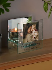 Personalised Photo Upload Glass Tealight by PMC - Image 2 of 4