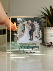 Personalised Photo Upload Glass Tealight by PMC - Image 3 of 4