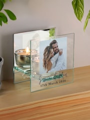 Personalised Photo Upload Glass Tealight by PMC - Image 4 of 4