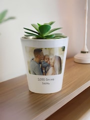 Personalised Photo Upload Plant Pot by PMC - Image 3 of 4