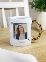 Personalised Photo Upload Queen Of Hearts Mug by PMC - Image 1 of 3