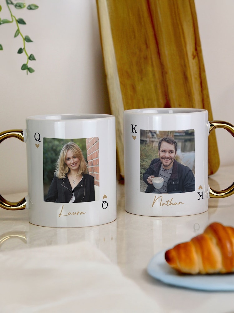 Personalised Photo Upload Queen Of Hearts Mug by PMC - Image 3 of 3