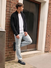 Bleach Blue Straight Fit Jeans - Image 1 of 11