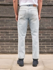 Bleach Blue Straight Fit Jeans - Image 4 of 11