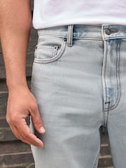 Bleach Blue Straight Fit Jeans - Image 5 of 11