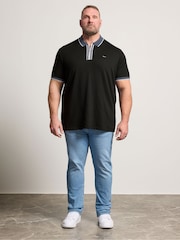 Textured Jacquard Zip Polo Shirt - Image 2 of 4