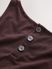 Chocolate Brown Jersey Shift Dress - Image 5 of 6
