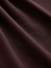 Chocolate Brown Jersey Shift Dress - Image 6 of 6