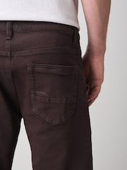 Burgundy Slim Fit Comfort Stretch Jeans - Image 7 of 7