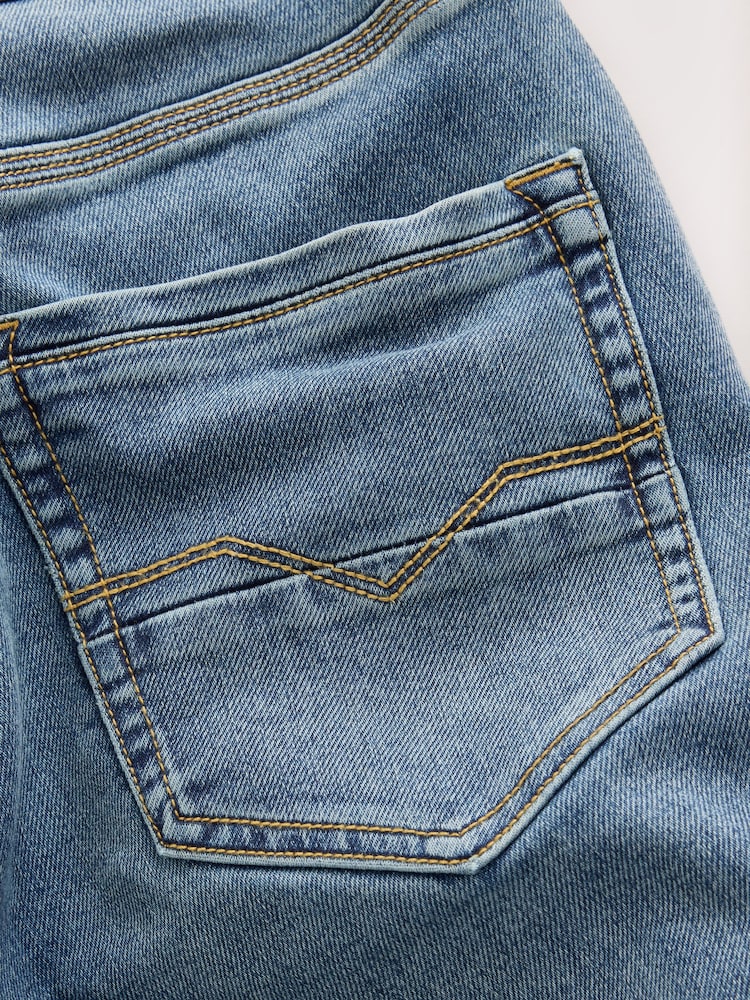 Mittelblau - Gerade Passform - Bequeme Stretch-Jeans - Bild 10 von 10 Mittelblau - Gerade Passform - Bequeme Stretch-Jeans - Bild 10 von 10