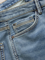 Mittelblau - Gerade Passform - Bequeme Stretch-Jeans - Bild 8 von 10