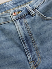 Mittelblau - Gerade Passform - Bequeme Stretch-Jeans - Bild 9 von 10
