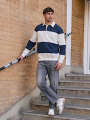 Grey Straight Fit Jeans - Image 1 of 6