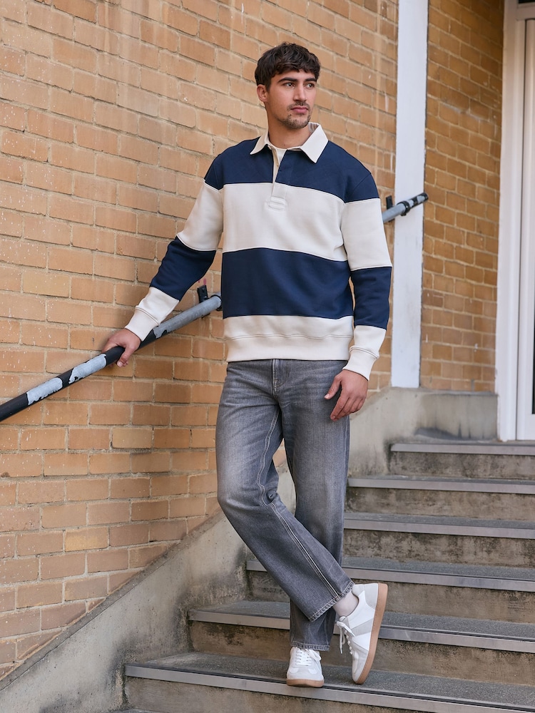 Grey Straight Fit Jeans - Image 1 of 6