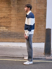 Grey Straight Fit Jeans - Image 2 of 6