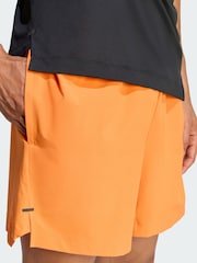 adidas Orange D4T Essentials 7 Inch Shorts - Image 3 of 5