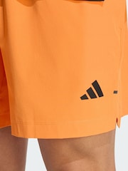 adidas Orange D4T Essentials 7 Inch Shorts - Image 4 of 5