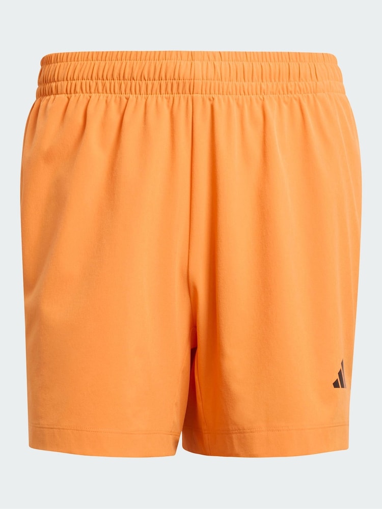 adidas Orange D4T Essentials 7 Inch Shorts - Image 5 of 5 adidas Orange D4T Essentials 7 Inch Shorts - Image 5 of 5