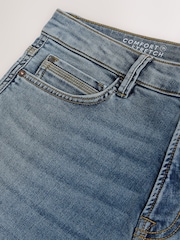 Mid Blue - Slim Fit - Comfort Stretch Jeans - Larawan 10 ng 12