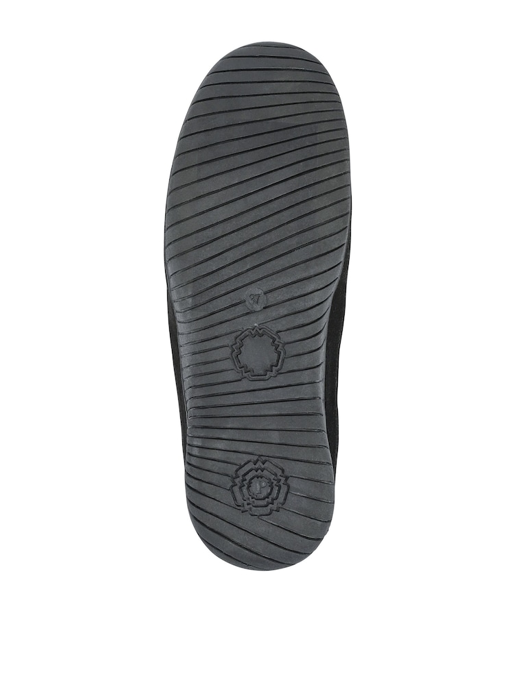 Pavers Black Breathable Buckle Detailed Moccasins - Image 5 of 5